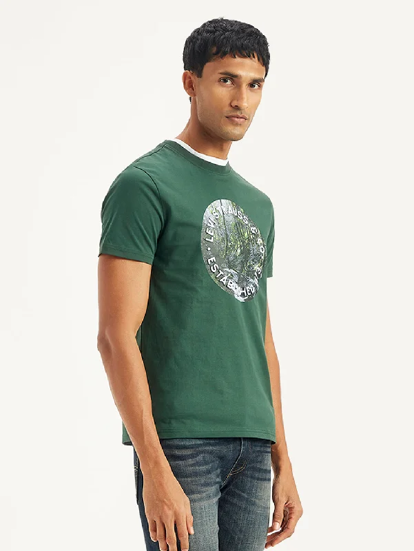Classic Style Men's Graphic Print Regular Fit T-Shirt