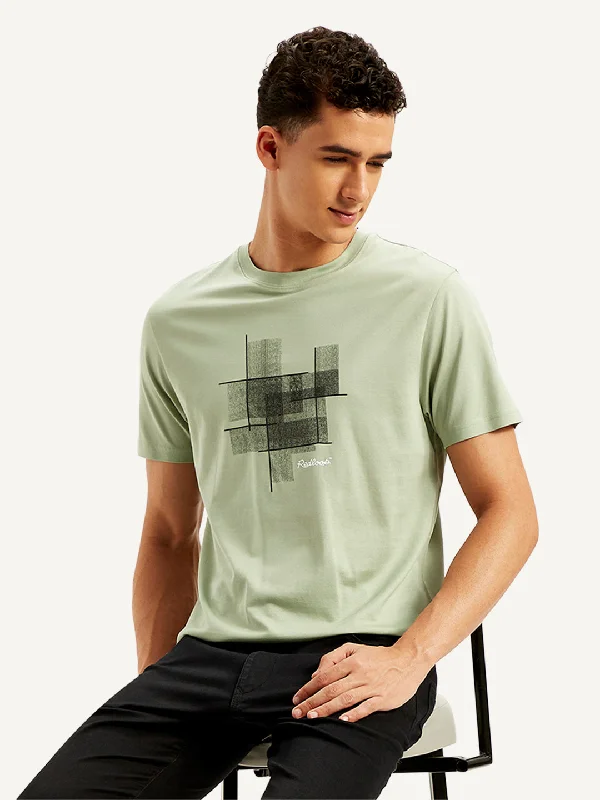 Sweet Style Men's Graphic Print Slim Fit T-shirt