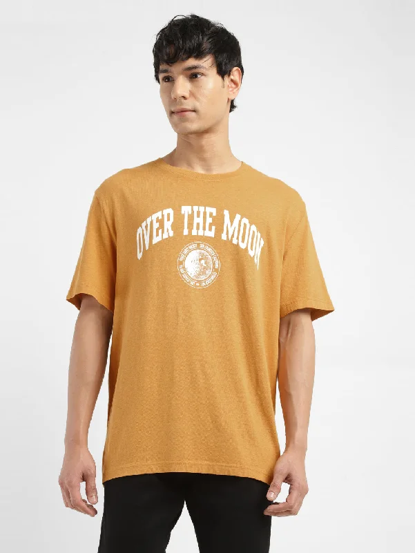 Casual Chic Wear Men's Graphic Round Neck T-shirt