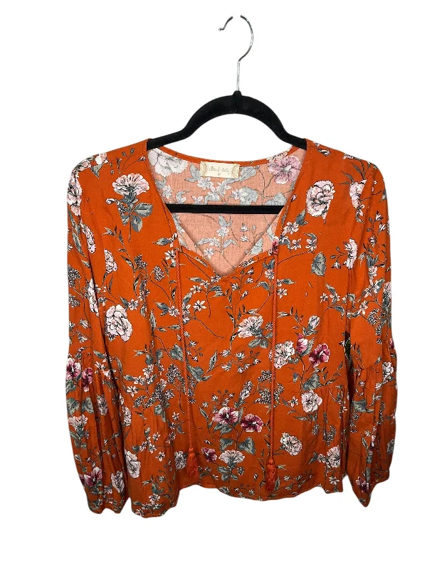 Chic Outfits Top Long Sleeve By Altard State In Floral Print, Size: M