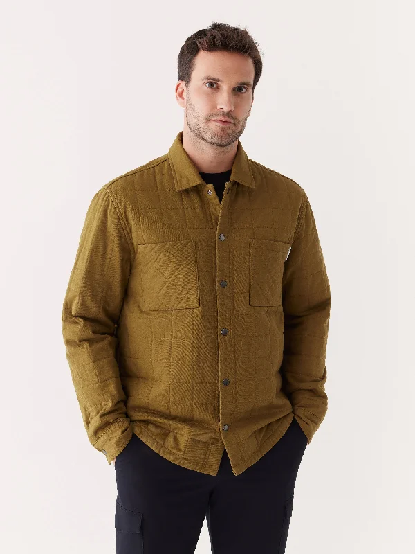 Casual Wear The Quilted Overshirt in Butternut