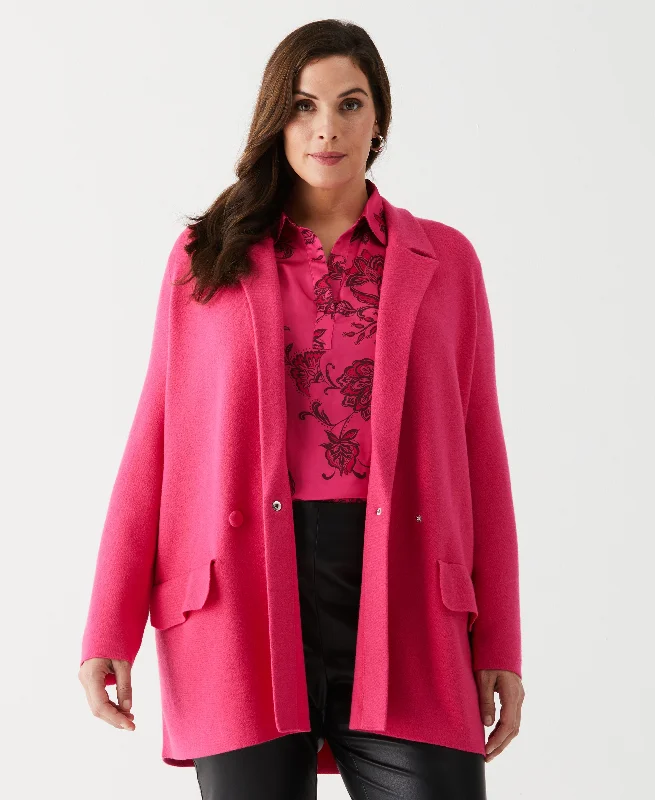 Cozy Sweaters Plus Size Relaxed Sweater Blazer