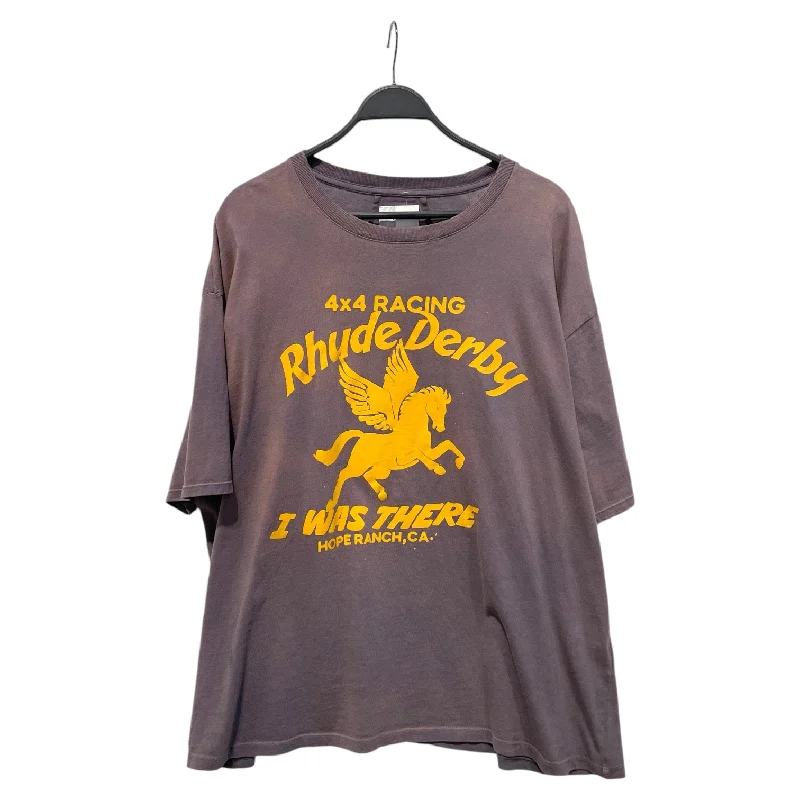 Trendy Layers RHUDE/T-Shirt/XL/Cotton/GRY/Graphic/rhude durby i was there