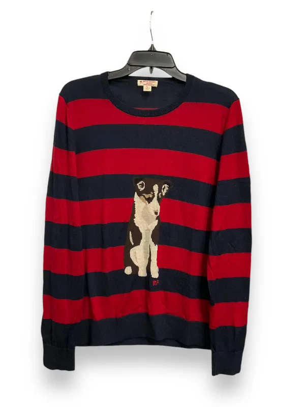 Trendy Comfort Top Long Sleeve By Brooks Brothers In Striped Pattern, Size: Xl
