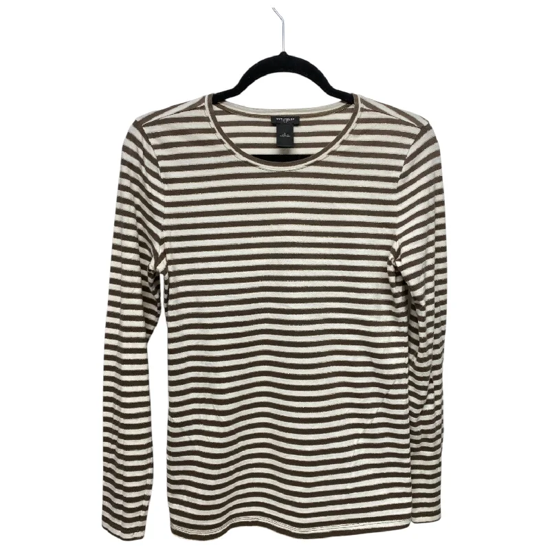 Timeless Outfits Top Long Sleeve By Ann Taylor In Striped Pattern, Size: S