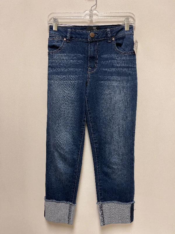 Casual And Comfortable Jeans Cropped By 1822 Denim In Blue Denim, Size: 12