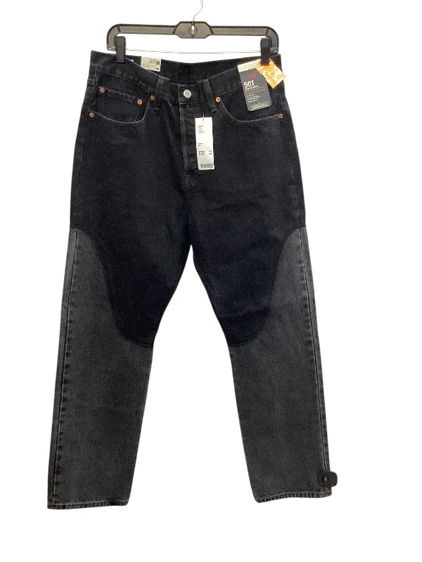 Eye-catching Personality Jeans Boyfriend By Levis In Black, Size: 12