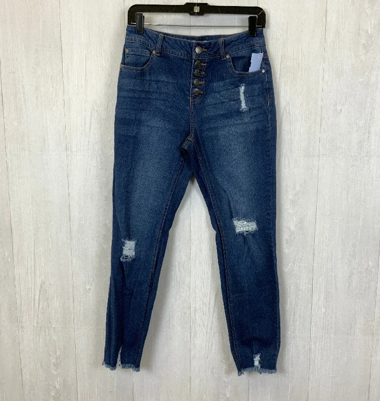 Cozy Outfit Jeans Skinny By Cato In Blue Denim, Size: 8