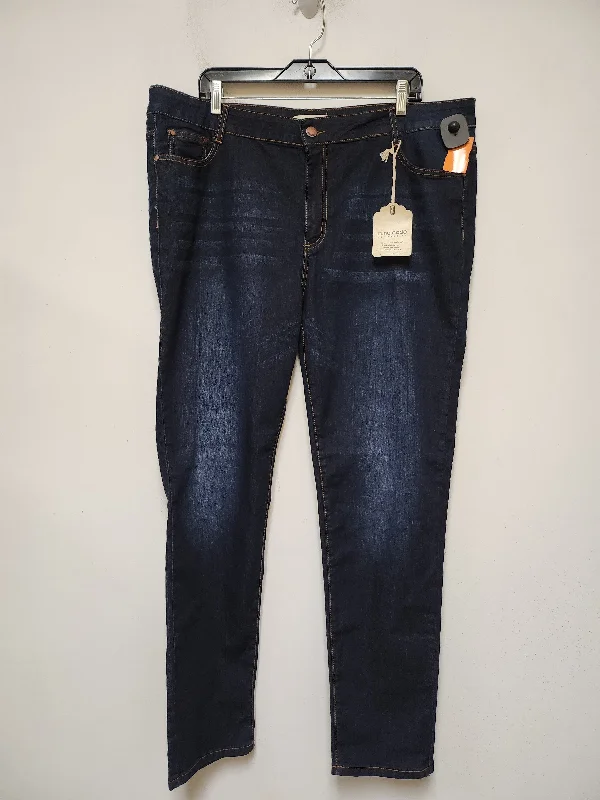 Comfortable Dresses Jeans Straight By Clothes Mentor In Blue Denim, Size: 20