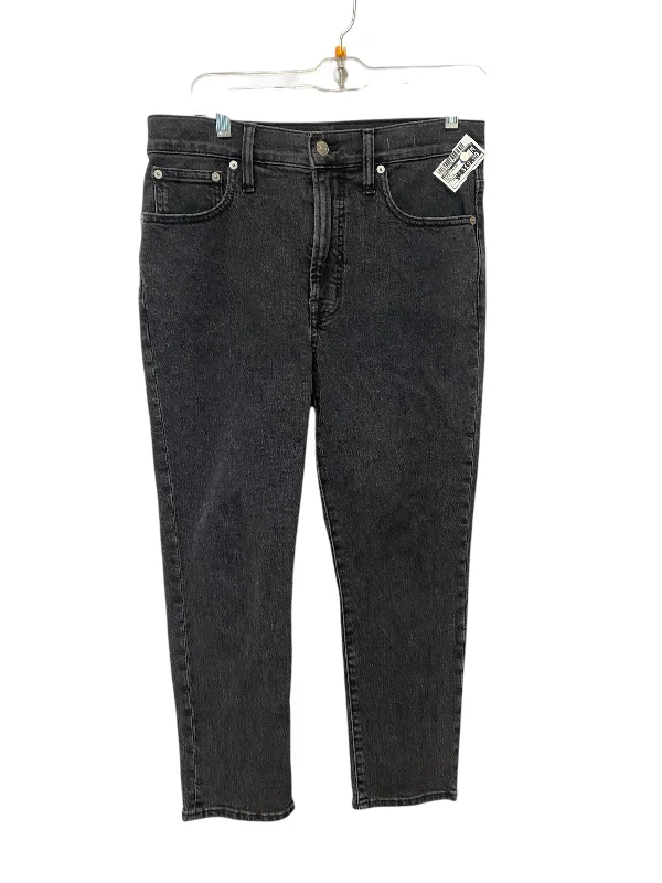 Low-key Luxury Jeans Straight By Madewell In Black, Size: 4p