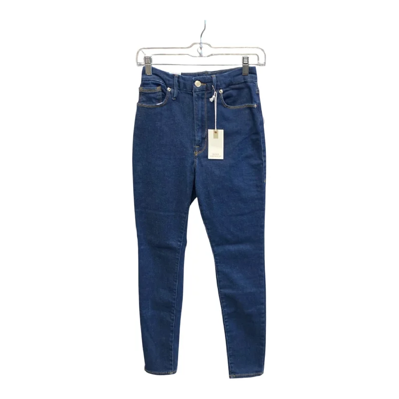 Sports Fashion Jeans Skinny By Good American In Blue, Size:6