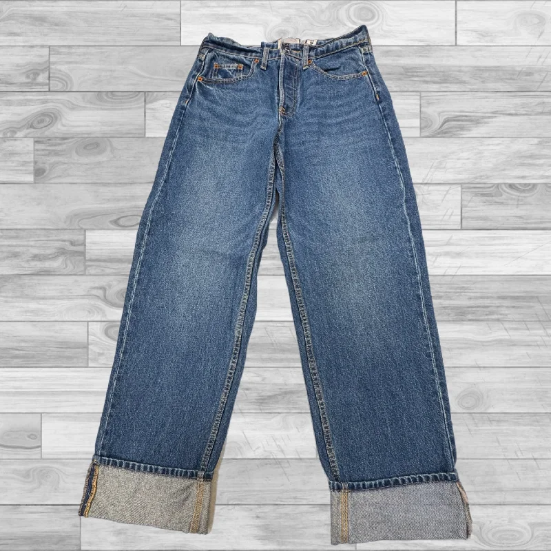 Easy Chic Jeans Wide Leg By Universal Thread In Blue Denim, Size: 4