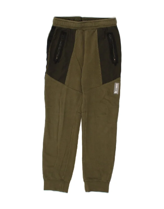 Summer Comfort NIKE Boys Tracksuit Trousers Joggers 12-13 Years Large Khaki Colourblock Summer Comfort NIKE Boys Tracksuit Trousers Joggers 12-13 Years Large Khaki Colourblock