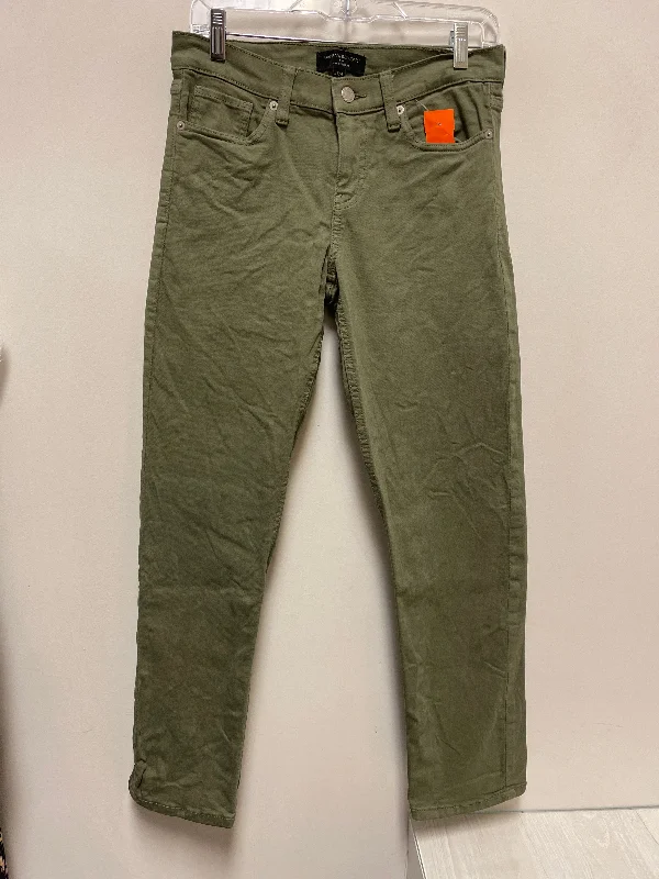 Fashion Elements Jeans Skinny By Banana Republic In Green, Size: 4