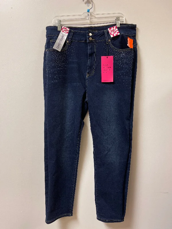 Urban Style Jeans Skinny By Clothes Mentor In Blue Denim, Size: 22