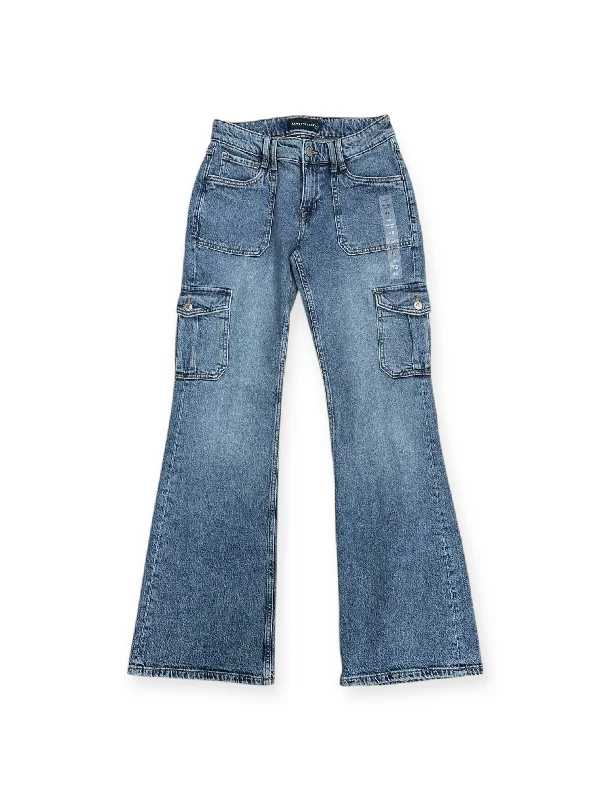 Trendy Items Jeans Flared By Aeropostale In Blue Denim, Size: 4