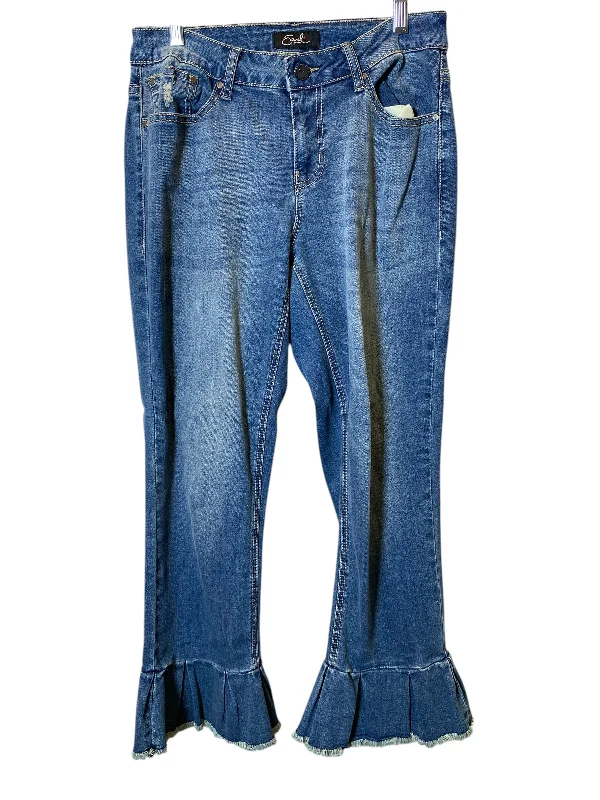 Light Comfort Jeans Flared By Earl Jean In Blue, Size: 8