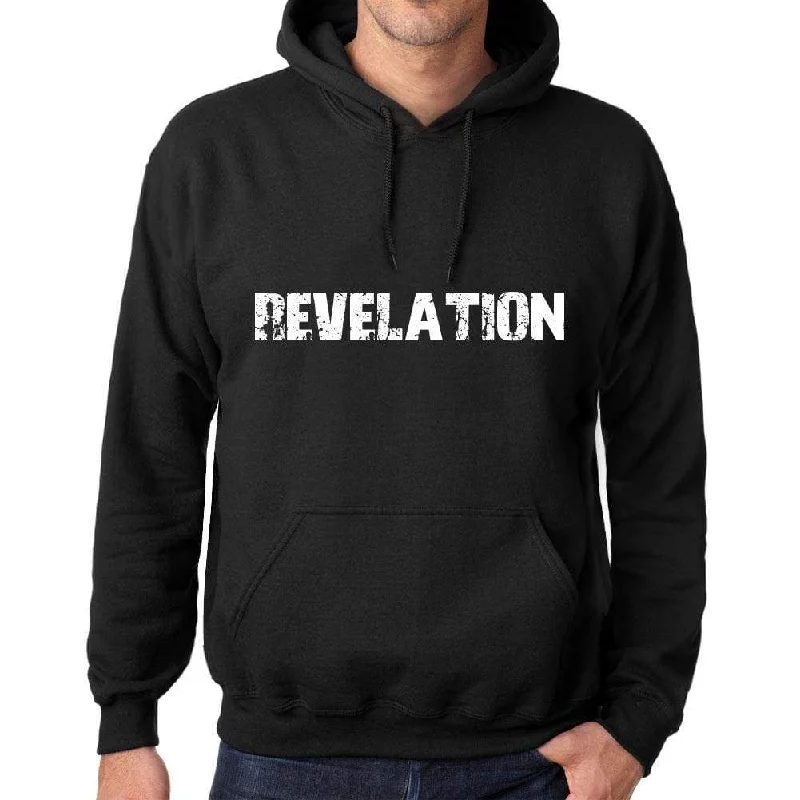 Must-have For Autumn And Winter Men's Women's Unisex Printed Graphic Cotton Hoodie Soft Heavyweight Hooded Sweatshirt Pullover Popular Words REVELATION Deep Black Must-have For Autumn And Winter Men's Women's Unisex Printed Graphic Cotton Hoodie Soft Heavyweight Hooded Sweatshirt Pullover Popular Words REVELATION Deep Black