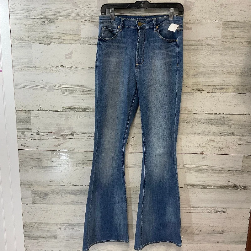 Easy Wear Chic Jeans Flared By Articles Of Society In Blue Denim, Size: 4