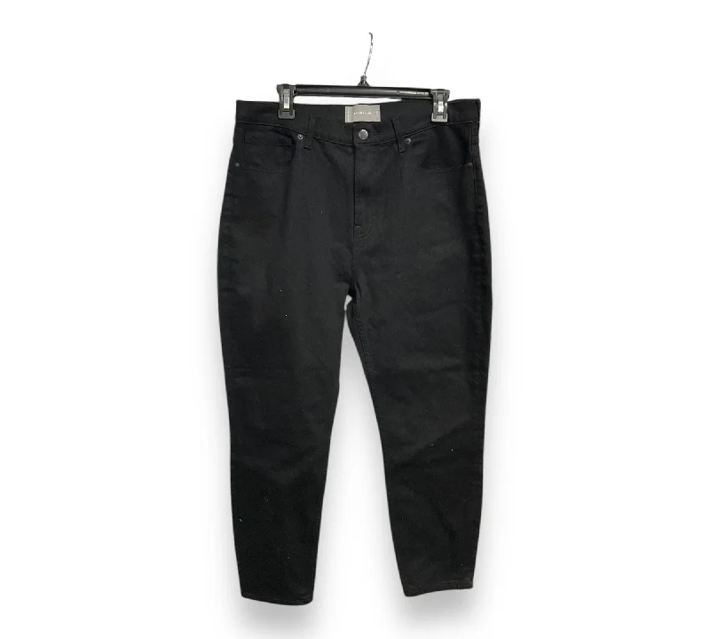 Luxury And Elegant Jeans Boyfriend By Everlane In Black Denim, Size: 14