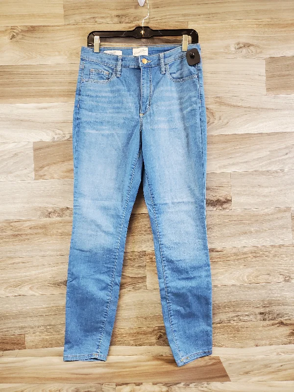 Elegant Tailoring Jeans Straight By Universal Thread In Blue, Size: 8