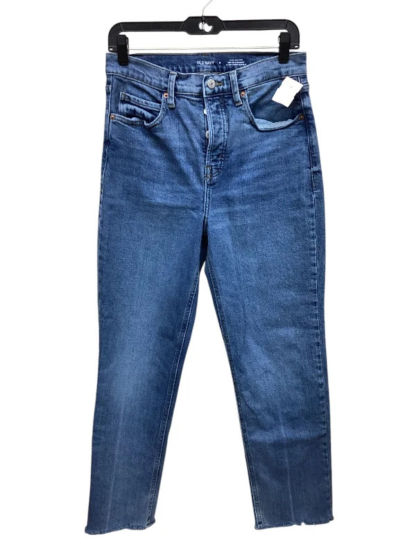 Modern Comfort Wear Jeans Straight By Old Navy In Blue Denim, Size: 6
