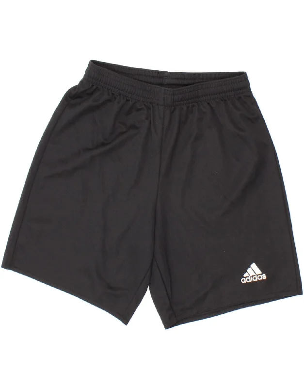 Weekend Comfort Wear ADIDAS Boys Climalite Sport Shorts 11-12 Years Black Polyester