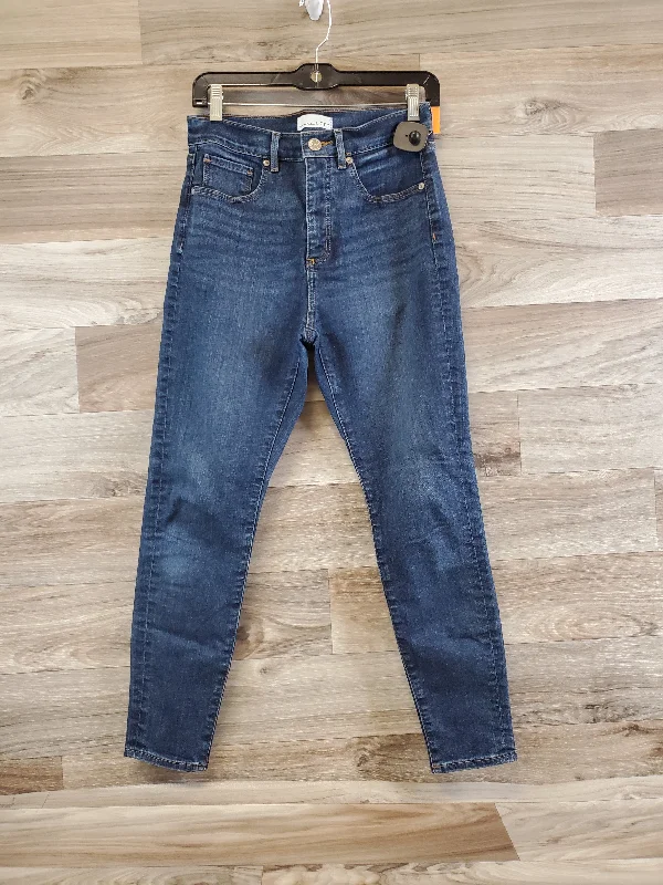 Casual Street Jeans Skinny By Loft In Blue Denim, Size: 6