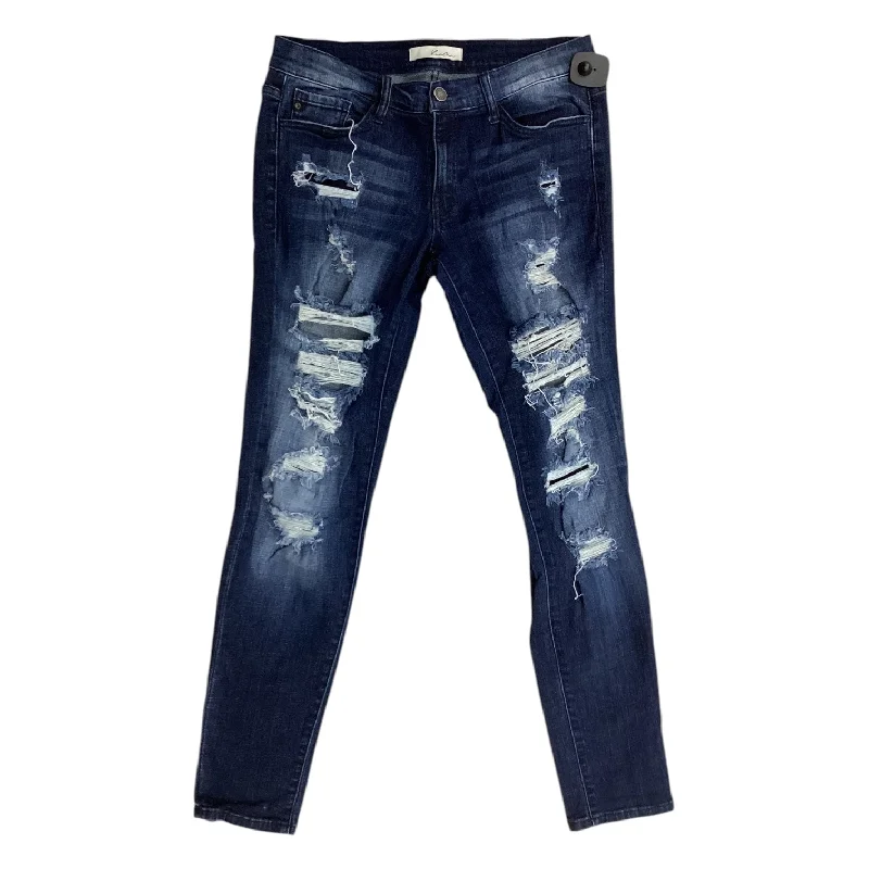 Urban Sense Jeans Straight By Kancan In Blue Denim, Size: 6