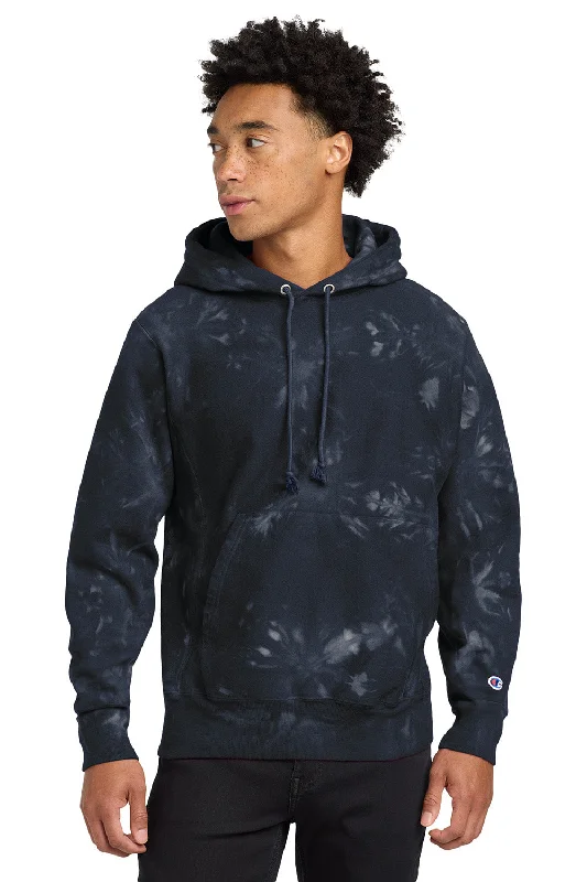 Comfortable Jackets Champion Mens Reverse Weave Scrunch Dye Hooded Sweatshirt Hoodie w/ Pouch Pocket - Navy Blue - NEW Comfortable Jackets Champion Mens Reverse Weave Scrunch Dye Hooded Sweatshirt Hoodie w/ Pouch Pocket - Navy Blue - NEW
