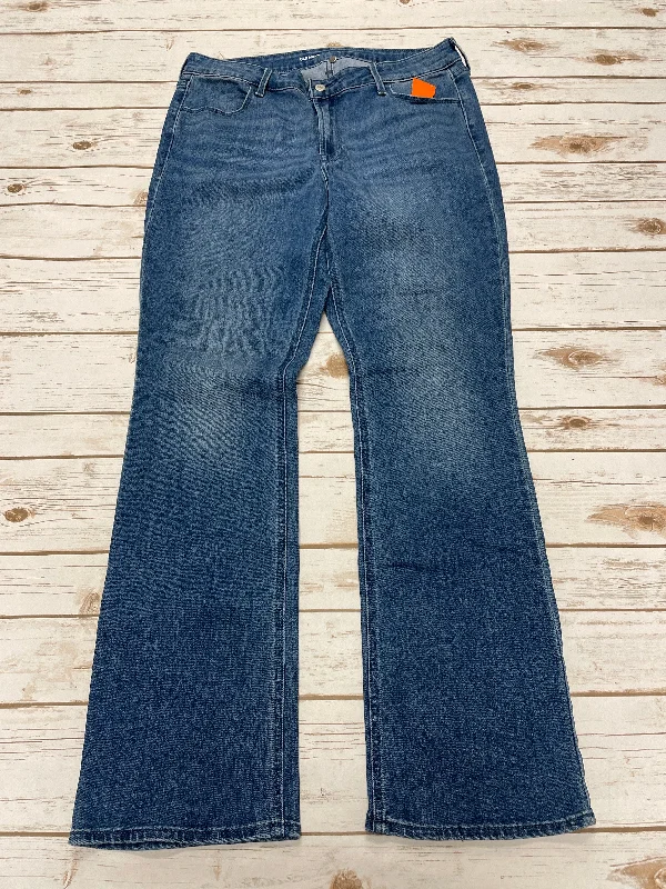 Cozy Fashion Jeans Boot Cut By Old Navy In Blue Denim, Size: 12