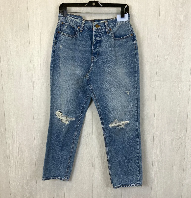 Relaxed Dresses Jeans Boyfriend By J. Crew In Blue Denim, Size: 8