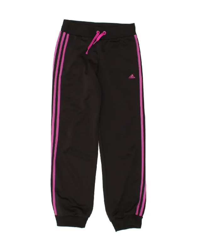 Fresh And Fashionable ADIDAS Girls Tracksuit Trousers Joggers 11-12 Years Black Polyester Fresh And Fashionable ADIDAS Girls Tracksuit Trousers Joggers 11-12 Years Black Polyester