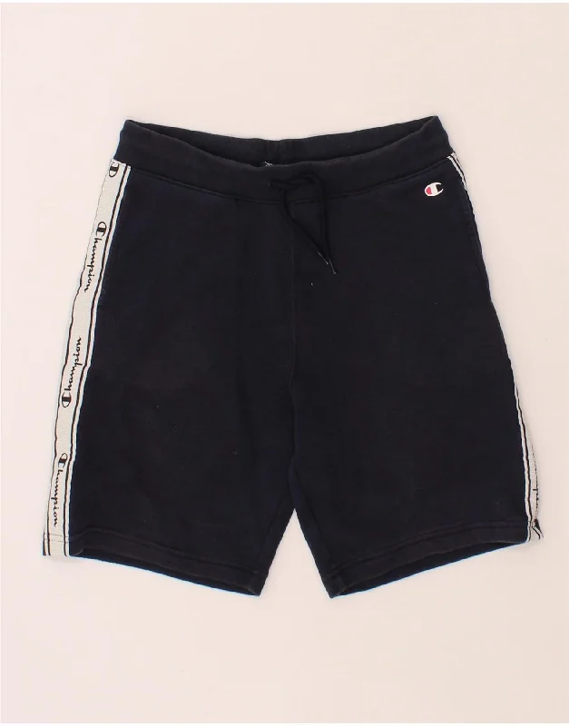 Trends CHAMPION Boys Sport Shorts 11-12 Years  Large  Navy Blue