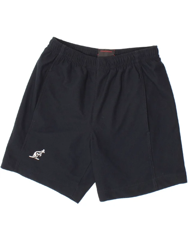 Comfy Layers AUSTRALIAN L'ALPINA Boys Sport Shorts 11-12 Years Navy Blue Polyester