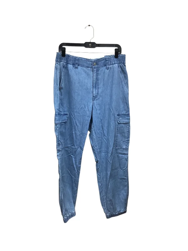 Ethnic Style Jeans Straight By American Eagle In Blue Denim, Size: 12
