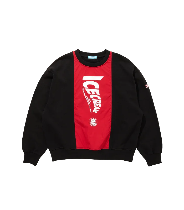 Effortless Looks SWITCHING SWEATSHIRT - BLACK