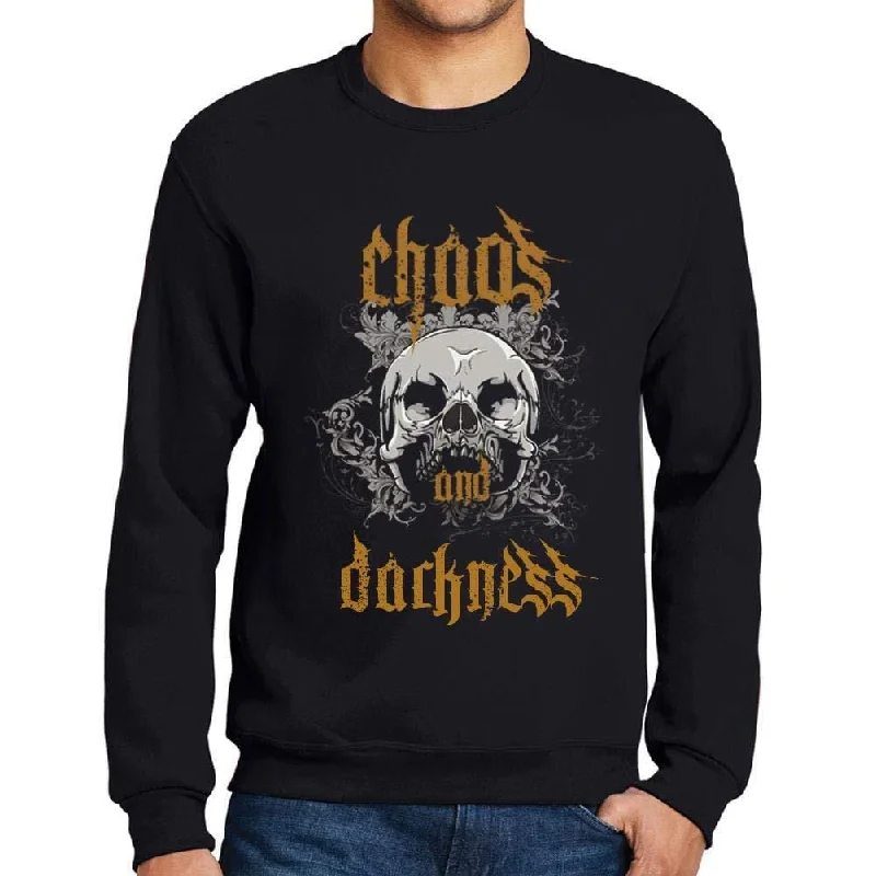 Fashionable Items Ultrabasic - Homme Imprimé Graphique Sweat-Shirt Chaos and Darkness Noir Profond Fashionable Items Ultrabasic - Homme Imprimé Graphique Sweat-Shirt Chaos and Darkness Noir Profond