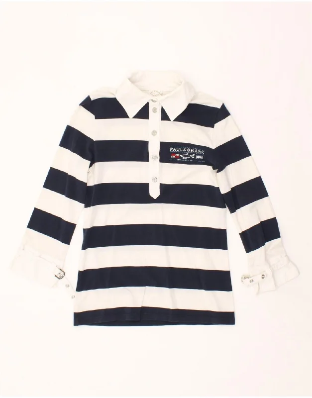 Dessert Matching PAUL & SHARK Girls 3/4 Sleeve Polo Shirt 12-13 Years Small Navy Blue