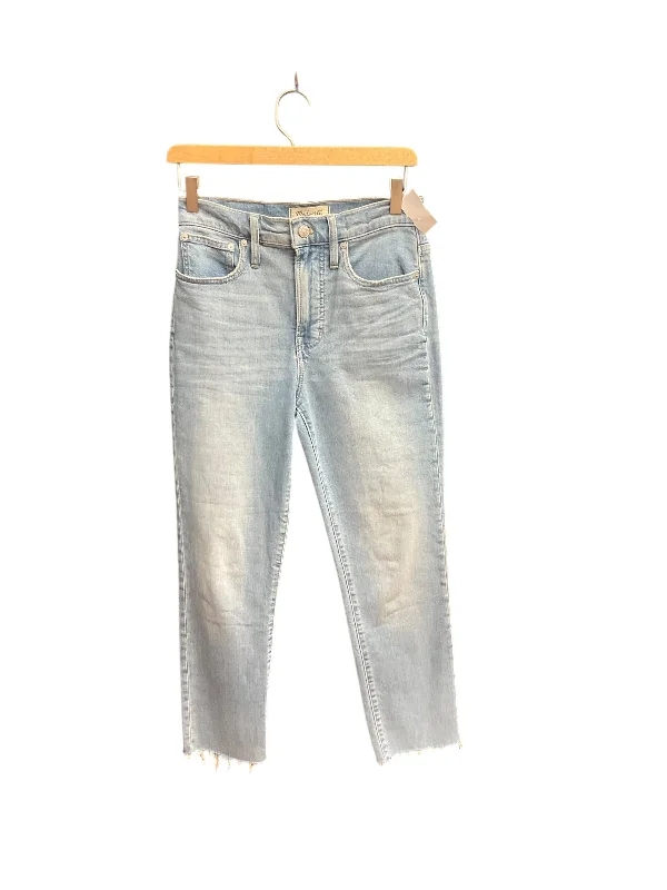 Fashion Wear Jeans Skinny By Madewell In Blue Denim, Size: 0