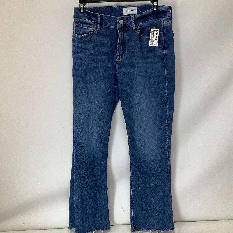 Design Must-have Jeans Boot Cut By Frame In Blue Denim, Size: 0