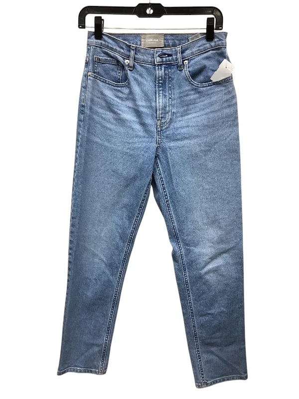 Comfortable down Jeans Straight By Everlane In Blue Denim, Size: 4