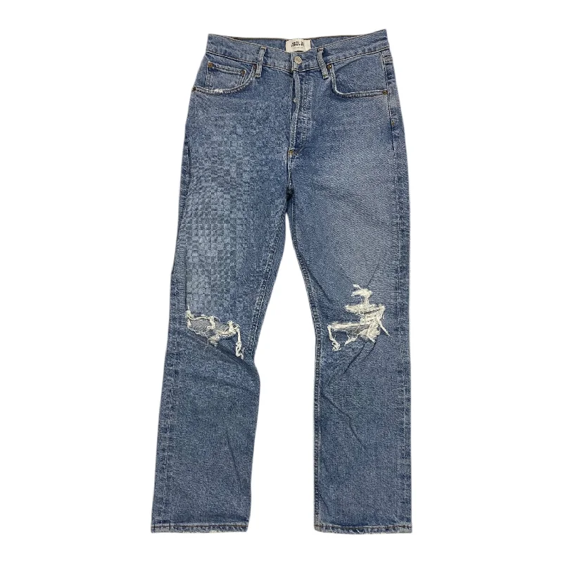 New Products Jeans Boot Cut By Agolde In Blue Denim, Size: 4
