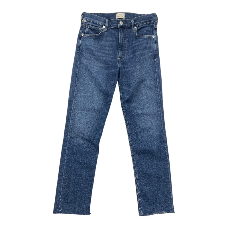Versatile Items Jeans Cropped By Citizens Of Humanity In Blue Denim, Size: 4