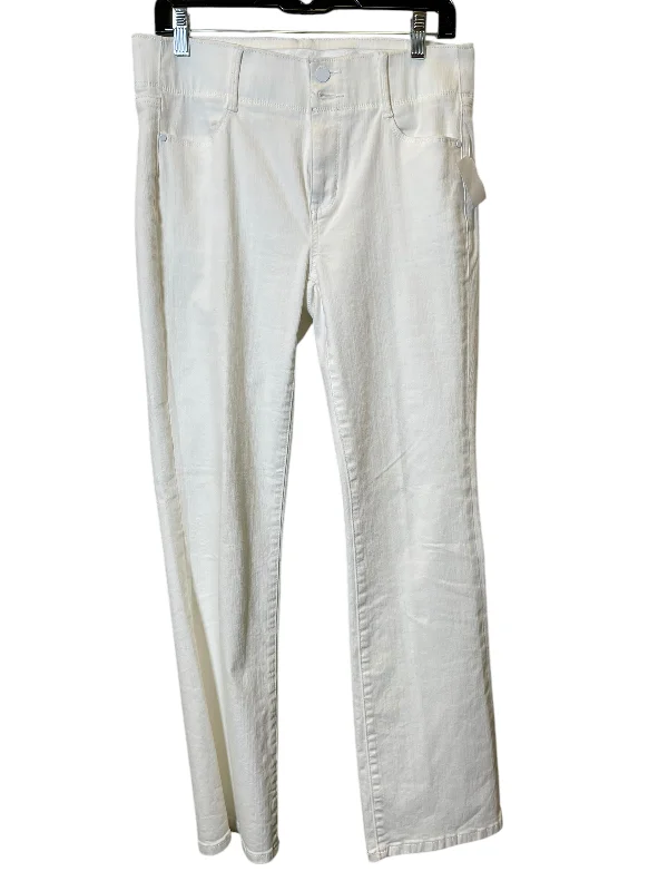 Breathable Comfort Jeans Boot Cut By Apt 9 In White, Size: M