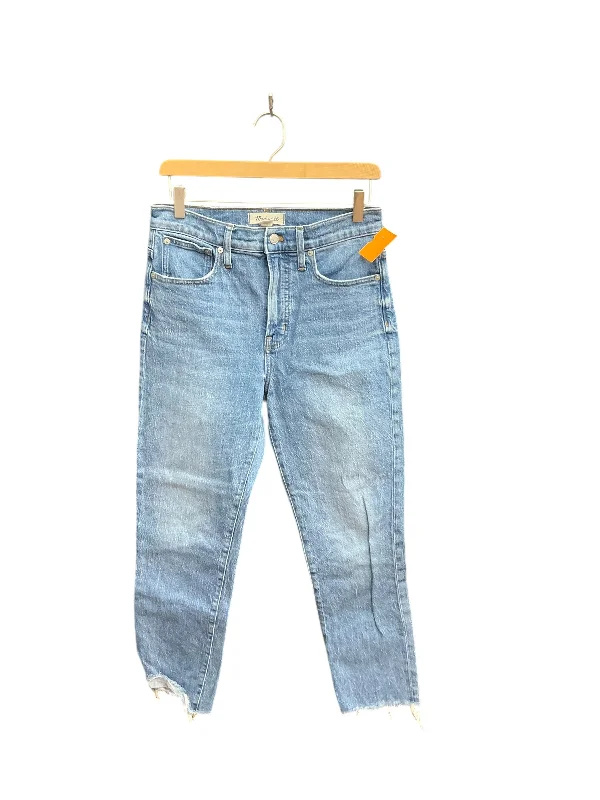 Luxury Classic Jeans Straight By Madewell In Blue Denim, Size: 4