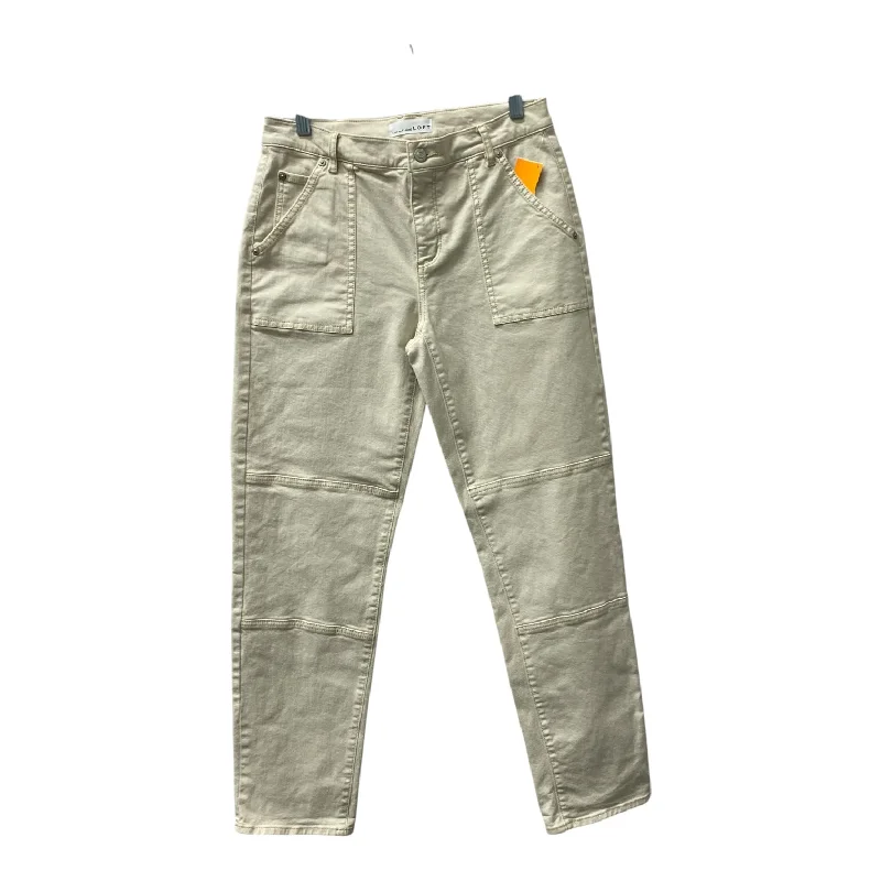 High-quality Styles Jeans Straight By Loft In Beige, Size:2