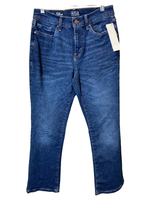 Elegant Wear Jeans Flared By Ana In Blue, Size: 4