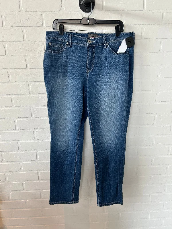 Must-have For Autumn And Winter Jeans Boyfriend By Torrid In Blue Denim, Size: 14