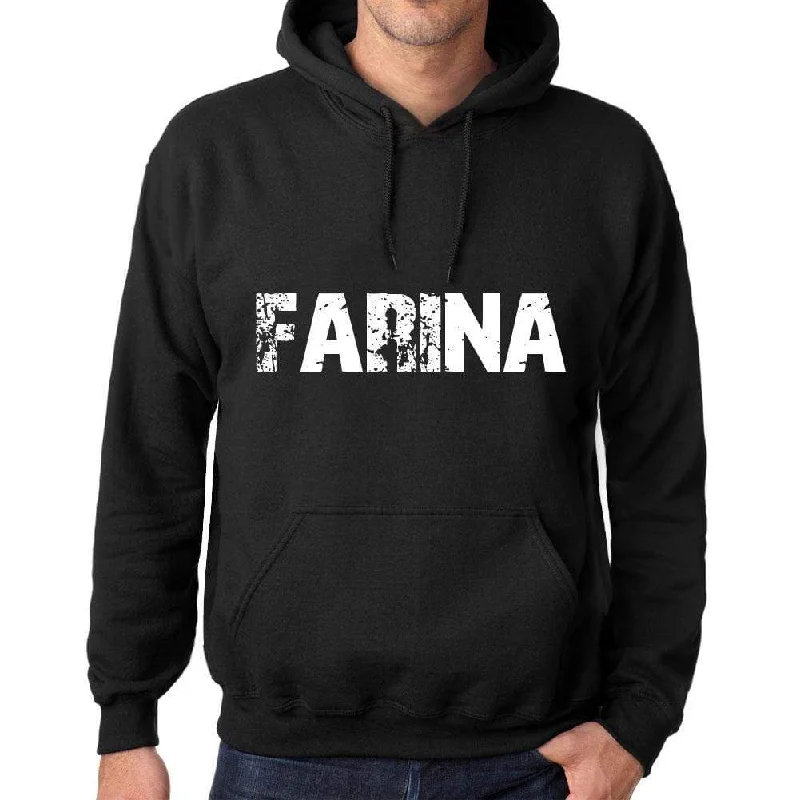Smart Comfort Wear Men's Women's Unisex Printed Graphic Cotton Hoodie Soft Heavyweight Hooded Sweatshirt Pullover Popular Words FARINA Deep Black Smart Comfort Wear Men's Women's Unisex Printed Graphic Cotton Hoodie Soft Heavyweight Hooded Sweatshirt Pullover Popular Words FARINA Deep Black